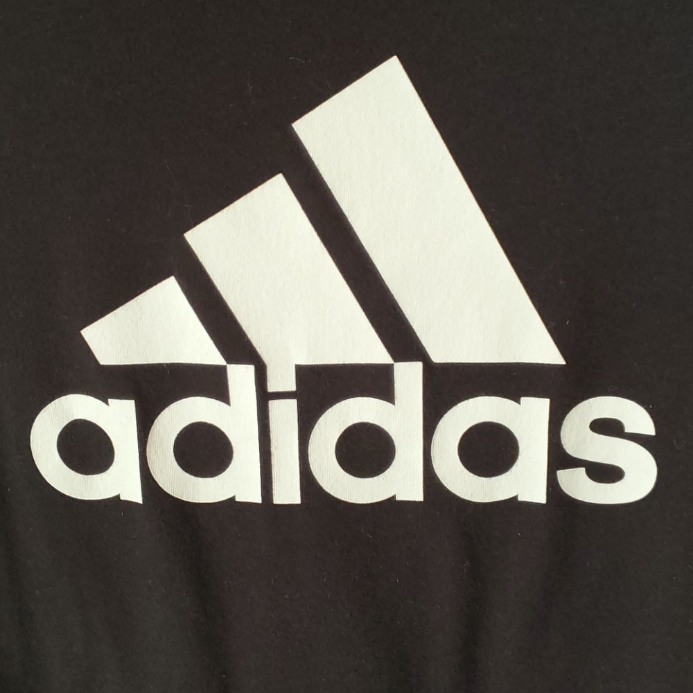 Adidas go-to tee XS black long sleeved tee white - Picture 2 of 7